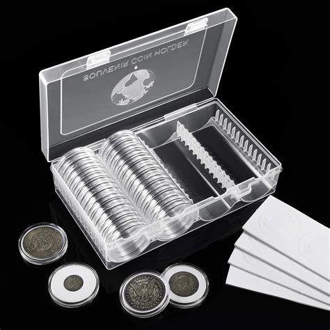 metal coin boxes|plastic containers for silver coins.